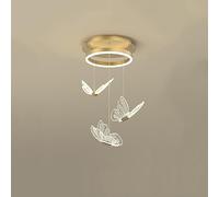 Lampadario a farfalla a led per bambini camera da letto lampadario lunghi lineari di metà secolo per scale di ingresso foyer alto soffitto alto a sospensione Luce a sospensione per sala da pranzo