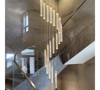Lampadario a Forma Di Bolla Di Vetro a Led-Duplex Building Large Modern Creative Hotel Living Room Luxury Villa Staircase Decoration Light-Lampadario Lungo (12-40 Luci), JYLSSKUK, di, 18 capi