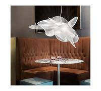 Lampadario a Forma di Fiore in Stile Art Déco, con luci a LED, lampadario, Design Italiano smussato, per Sala da Pranzo, Camera da Letto, Studio, Soggiorno(White,90cm)