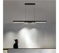 Lampadario a LED a strisce luminose Lampadario da ufficio 1 parola Rettangolo Luce geometrica Reception Area di lavoro Ristorante Bar di design Faretto,lampada un aspetto elegante
