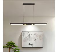 Lampadario a LED a strisce luminose Lampadario da ufficio 1 parola Rettangolo Luce geometrica Reception Area di lavoro Ristorante Bar di design Faretto,lampada un aspetto elegante