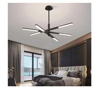 Lampadario a LED Compatible with soggiorno, camera da letto, sala da pranzo, cucina, soffitto, stile moderno, design nero, lampade a sospensione,Lampadari