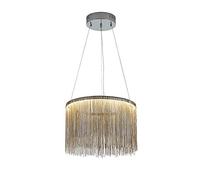 Lampadario a LED con nappa a catena creativa, Lampadario di design creativo, Luce per stanza modello, Luce per villa, Luce per ristorante, Luce per bar, Luce per bar-Nessuna aurora sconvolta Cerchio