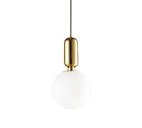 Lampadario a LED in Vetro per Ufficio, Moderno e Minimalista, da Comodino, per Camera da Letto, Studio, Sala da Pranzo, Bar, Cucina, Isola, Luce a Goccia, D/D25 cm/9,8 Pollici