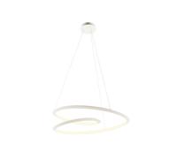 Lampadario a led moderno bianco sospensione design spirale RD-0604
