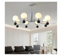 Lampadario a LED Moderno da soffitto per Camera da Letto, Sala da Pranzo, Illuminazione Interna (8 Teste)