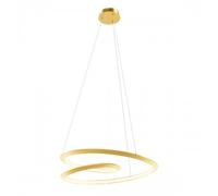 Lampadario a led moderno oro sospensione design spirale RD-0602