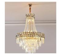 Lampadario a Pavimento Duplex Luce del Soggiorno Lampada Semplice Testa della Villa Livello di Salto Alto lampadario Lungo Scala di Cristallo di Lusso Moderno, Lampadario da soffitto