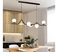 Lampadario a soffitto a LED contemporanei con Telecomando per l'isola della Cucina, Luce Rotonda per la Sala da Pranzo Moderna lampadario ad Anello a LED