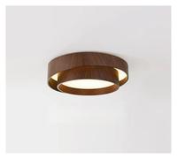 Lampadario a soffitto a LED in legno di noce - Elegante apparecchio di illuminazione per interni per la decorazione domestica, design moderno, illuminazione a risparmio energetico, perfetto per
