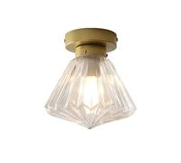 Lampadario a soffitto a LED, Mini Lampada in Vetro per Cucina, Luce, Base Creativa E27 per Camera da Letto, corridoio, Guardaroba, Soggiorno, Balcone