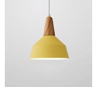 Lampadario a Sospensicolorato Personalizzato Tradizionale con Elegantedario in Legno per Caffetteria,Da a Sospensia Led Alla Moda per Sopra il Lavandino, Ufficio, Corridoio, Magazzino/Gi/9,0 Pollici