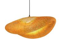 Lampadario a Sospensiin Stile Sud-Est Asiatico,Dario in Legno, Illuminaziper la Casa, Eleganteda a Sospensione,Dario Creativo in Rattan,Da da Soffitto per Ristorante, Bar, Camera da Letto, Comodino/un