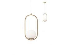 Lampadario a sospensione 1 luce colore oro opaco Nina Redo 012624