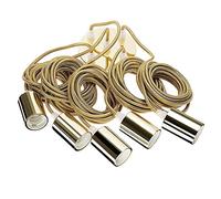 Lampadario a sospensione 5 luci a Forma di Ragno E27 Portalampada a sospensione Cavo Regolabile DIY Ogni 300cm Lunghezza del braccio per Cucina Sala da Pranzo Soggiorno Bar,D'oro