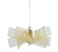 Lampadario a sospensione Ø69xh38 cm KARTIKA BIG supporto in metallo in metacrilato Texture Gold oro