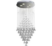 Lampadario a Sospensione a LED Compatible with Scale Duplex di Lusso Leggero, Lampada a Sospensione Moderna Compatible with Villa, Foyer, soffitto, Decorazione d'interni, Lampada a Sospensione