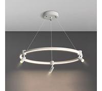 Lampadario a Sospensione a LED Lampadario a Sospensione orientabile a 3 luci, lampadari a Sospensione dimmerabili Faretti 3000K per Soggiorno, Sala da Pranzo, Cucina