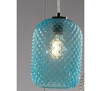 Luce Ambiente Design ASHFORD lampada a sospensione, E27, I-ASHFORD-S15 BLU, ASHFORD [Lampade per Interni > Lampade a Sospensione]