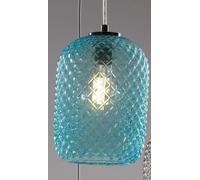 Luce Ambiente Design ASHFORD lampada a sospensione, E27, I-ASHFORD-S20 BLU, ASHFORD [Lampade per Interni > Lampade a Sospensione]