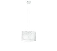 LAMPADARIO A SOSPENSIONE BATIK BIANCA 1 LUCE ATTACCO E27 35X35X100CM