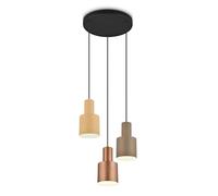TRIO Leuchten Agudo lampada a sospensione E27 3 x 40 W Ø37 cm, 319430317, Agudo [Lampade per Interni > Lampade a Sospensione]