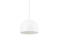 Sospensione Industrial-Minimal Tall Metallo Bianco 1 Luce E27