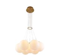 Lampadario a sospensione bronzo lampada minimal da soffitto con tre sfere G9