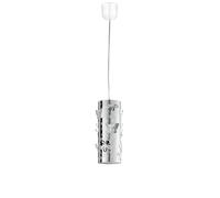 LAMPADARIO A SOSPENSIONE BUTTERFLY CROMO 1 LUCE ATTACCO E27 10X10X100CM