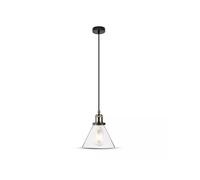 V-TAC Lampadario LED a Campana in Vetro con Portalampada E27 (Max 60W) Colore Trasparente