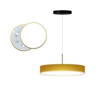 Lampadario a Sospensione Cerchio LED 40W Design Circolina IP20 Cucina Salotto [EEK: E]