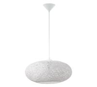 Lampadario A Sospensione Classico Campilo Policarbonato Bianco 1 Luce E27
