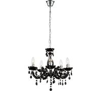 Lampadario a sospensione con lampada da soffitto, Globo 6311_Variante, Black, E14 0.00 wattsW 230.00 voltsV