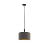 Lampadario A Sospensione Contemporaneo Concessa 1 Acciaio Marrone Oro 1 Luce E27