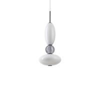 Lampadario A Sospensione Contemporaneo Lumiere Metallo Nero Led 27W 3000K Ip20