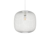 Lampadario A Sospensione Contemporaneo Net Metallo Bianco 1 Luce E27 42W
