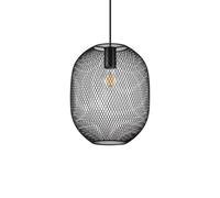 Lampadario A Sospensione Contemporaneo Net Metallo Nero 1 Luce E27 42W Ip20