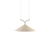 Lampadario A Sospensione Curve 50, Beige