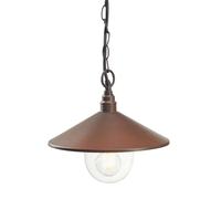 SOVIL LAMPADA A SOSPENSIONE DA ESTERNO SERIE SPECTRE COLORE CORTEN 60W ATTACCO E