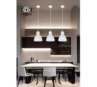Lampadario a sospensione E27 ferro paralume moderno design contemporaneo campana