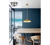 Lampadario a sospensione E27 ferro paralume moderno design contemporaneo campana