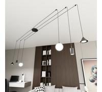 Lampadario a sospensione FUJI 6 Black