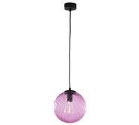 Lampadario A Sospensione Globo Di Vetro Rosa Ø 21 Cm E27 Cucina Sala Da Pranzo