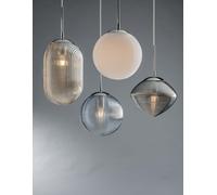 LAMPADARIO A SOSPENSIONE GREENWICH FORME GEOMETRICHE MULTICOLOR 4 LUCI ATTACCO E27 250CM IN VETRO