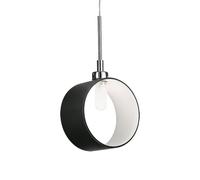 Lampadario a Sospensione Ideal Lux ANELLO SP1 SMALL colore Nero attacco G9