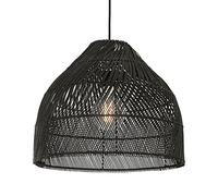 Lampadario a Sospensione in bambù Intrecciato, Paralume in Vimini e Rattan, E27, lampadario Decorativo Regolabile, personalità Creativa, Isola della Cucina, Ristorante