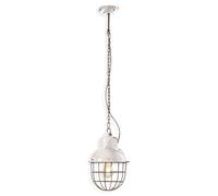 Lampadario a sospensione in ceramica colorata vintage 1 luce per camera FLR-224