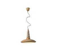 Lampadario a sospensione in ceramica vintage 1 luce per salotto FLR-45