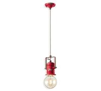 Lampadario a sospensione in ceramica vintage per salotto 1 luce FLR-225