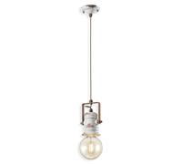 Lampadario a sospensione in ceramica vintage per salotto 1 luce FLR-225